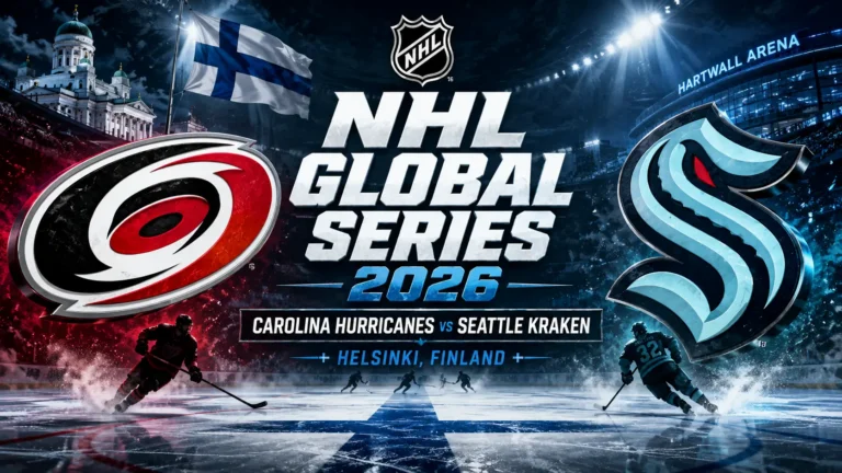 NHL Global Series 2026 Helsingissä